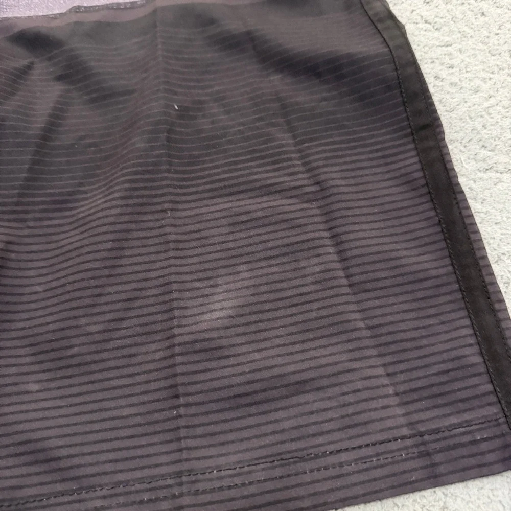 Ocean Pacific Board Shorts Mens 36 OPFlex 4-Way Stretch Black Striped